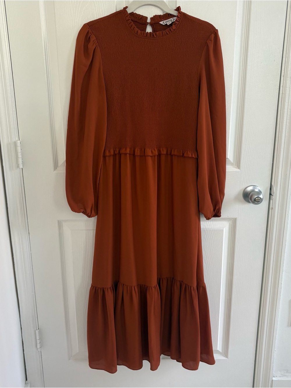 Nanette Lepore Rust Brown Maxi Dress - Picture 2 of 5